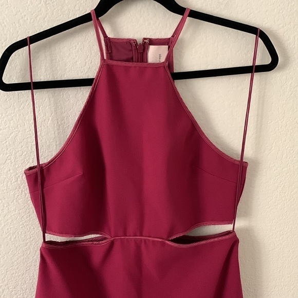 Cinq a Sept Orchid Halter Yael Dress - Picture 8 of 16